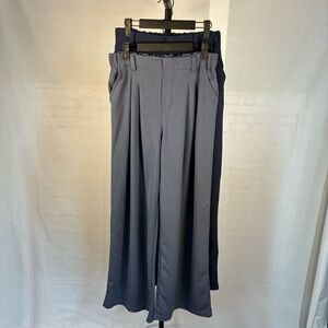2 Pair Halara Waffle Knit Wide Leg Pants NWT NWOT M